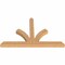 Ekena Millwork Richland Timber Gable Bracket, Western Red Cedar, 84"W x 53"H x 5 1/2"D x 5 1/2"F, 15/12 Pitch GBW084X53X0606RIC00SWR - alternate 3
